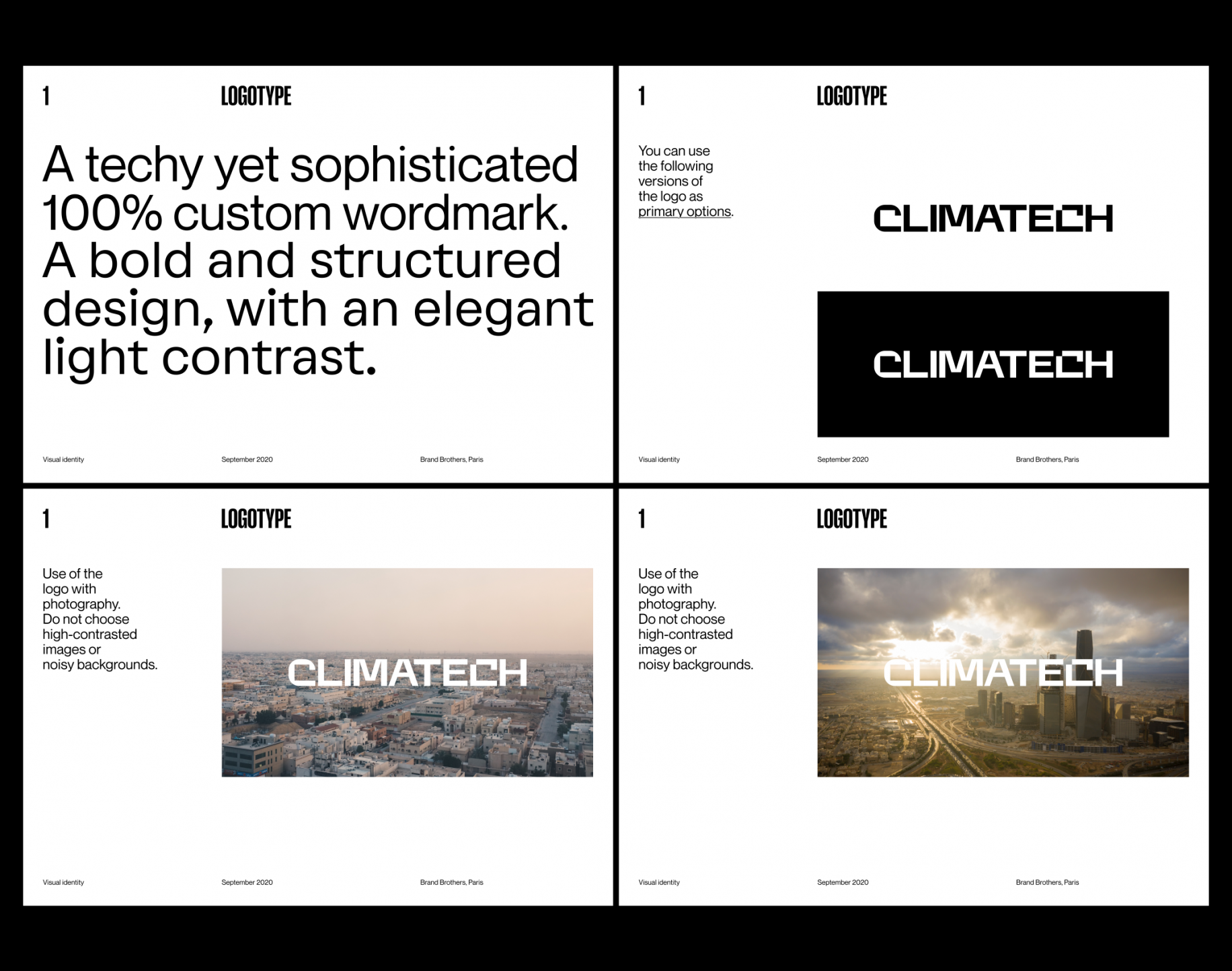 Climatech Branding / édition / Identité visuelle / Typographie